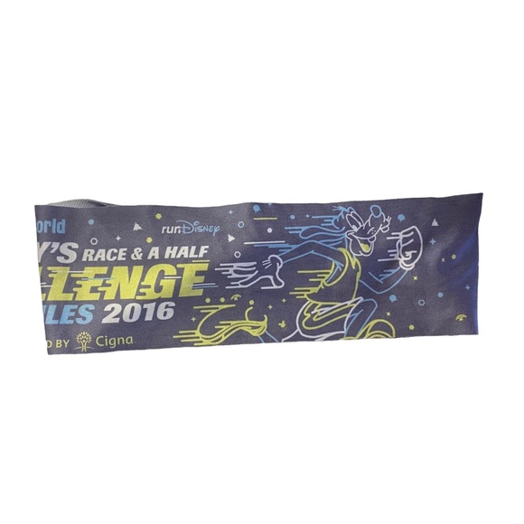 2016 Disney runDisney WDW Goofy's Race  & A Half Challenge Bondi Band Headband - Picture 2 of 3